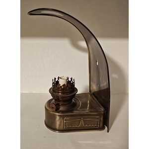 Vintage Rare D.H.R. Holland Den Haan Rotterdam Brass Lamp